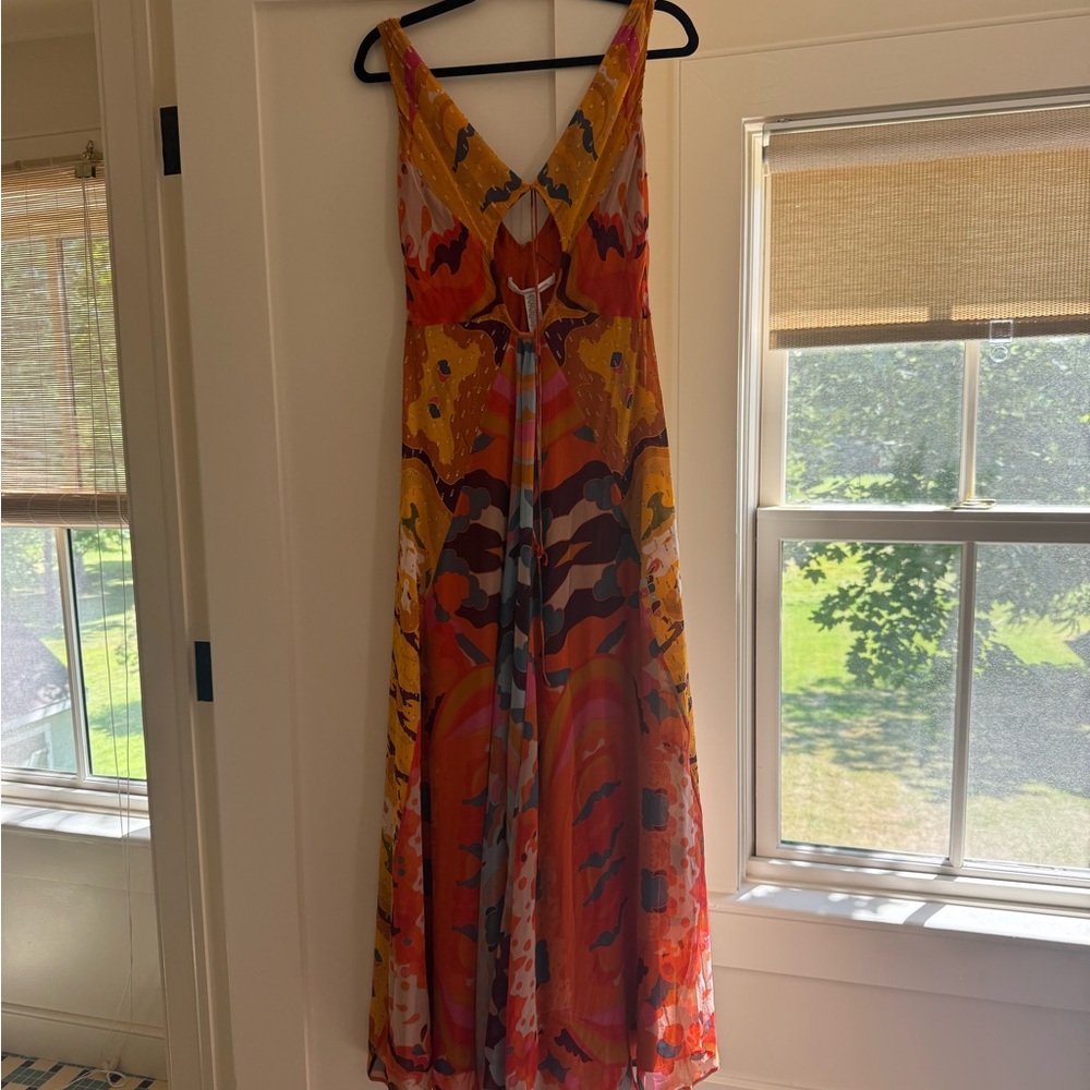 Diane Von Furstenberg Sleeveless Silk Maxi Sundress
